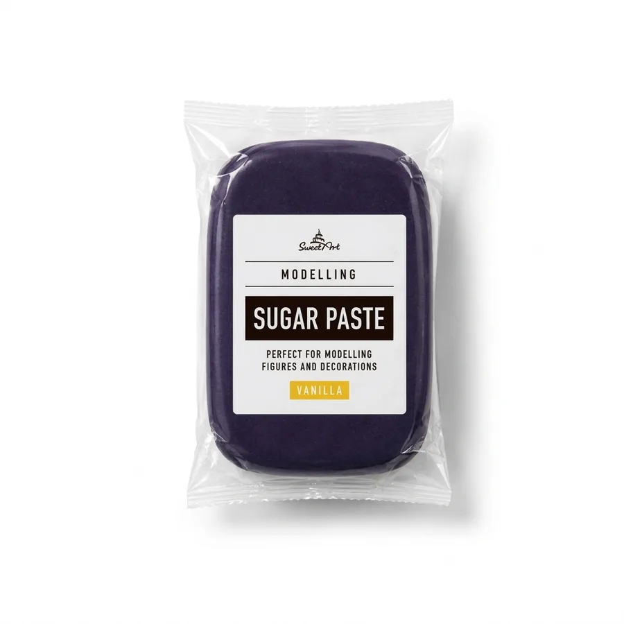 Fondán na dort tmavě fialový vanilkový 250 g – SweetArt