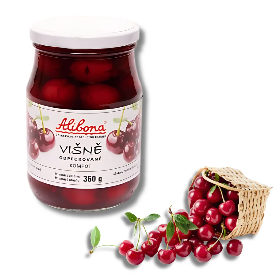 Višně se sladidlem 360 g – Alibona