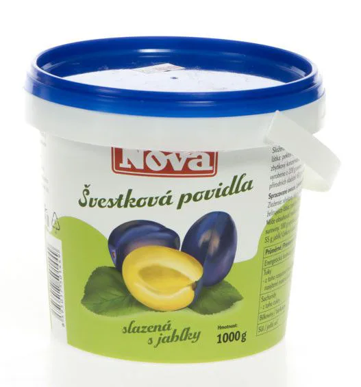 Švestková povidla s jablky na pečení 1 kg – NOVA