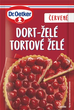 Dort-želé červené na ovocné dezerty 10 g – Dr. Oetker