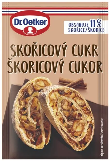 Cukr skořicový s 11% skořicí 20 g – Dr. Oetker