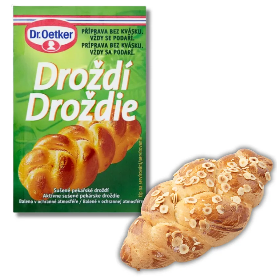 Sušené pekařské droždí 7 g – Dr. Oetker