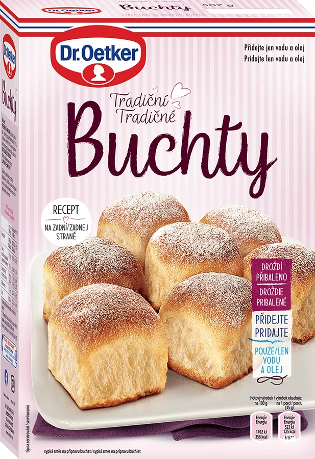Směs na kynuté buchty 507 g – Dr. Oetker
