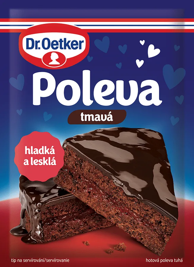 Cukrářská poleva tmavá 100 g – Dr. Oetker