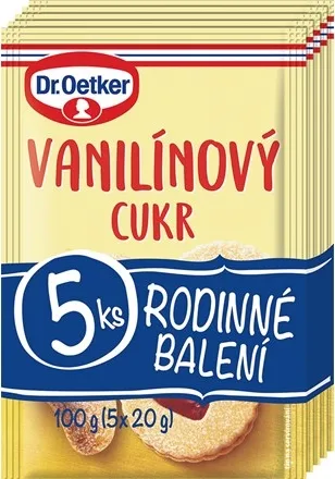 Vanilínový cukr 5 x 20 g – Dr. Oetker