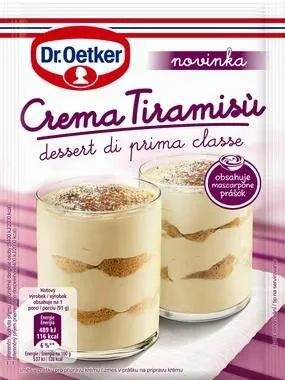 Směs na krém Crema Tiramisu 63 g – Dr. Oetker