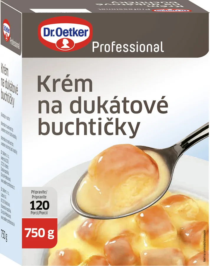 Krém na dukátové buchtičky 750 g – Dr. Oetker