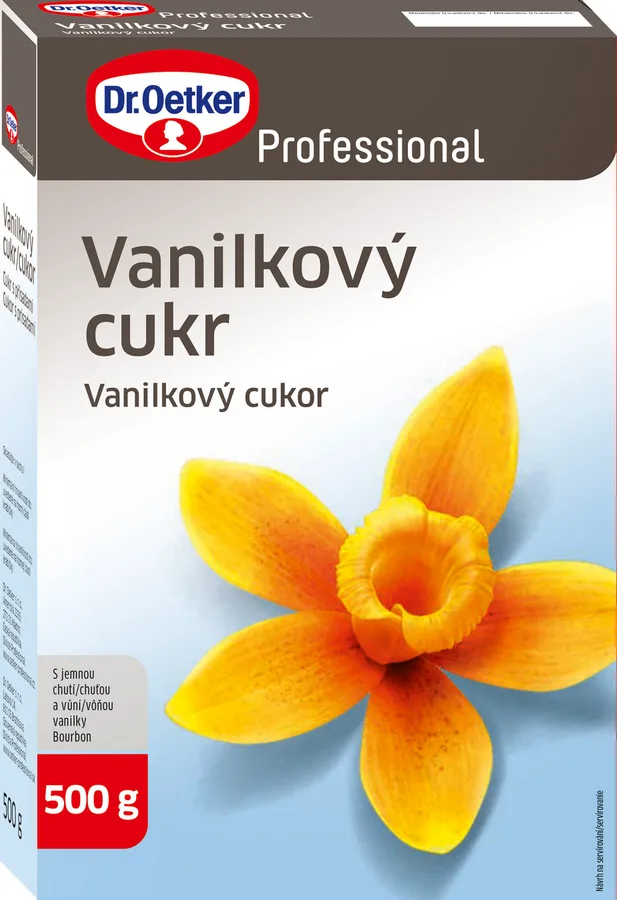Vanilkový cukr s extraktem Bourbon 500 g – Dr. Oetker