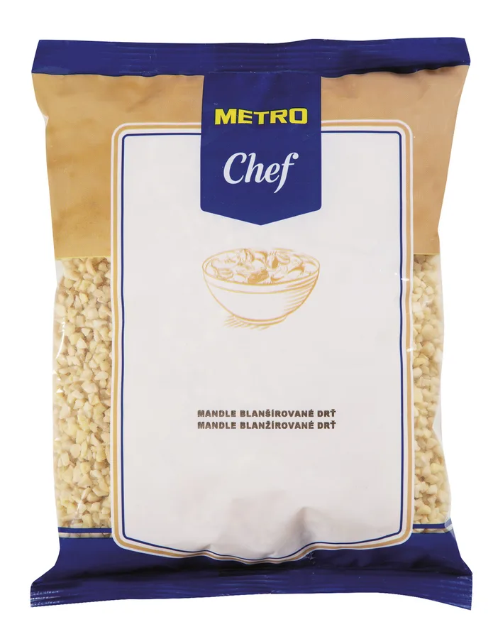 Mandle blanšírované drť 500 g – METRO CHEF