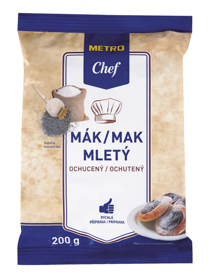 Mák mletý ochucený 200 g – METRO Chef