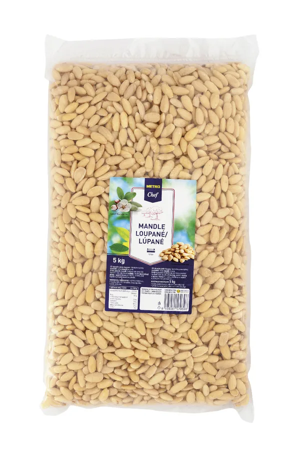 Blanšírované mandle jádra loupaná 5 kg – METRO Chef