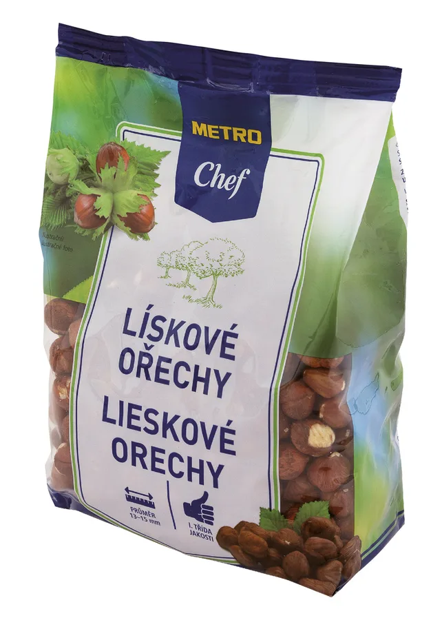 Celá lísková jádra 13-15 500 g – METRO Chef