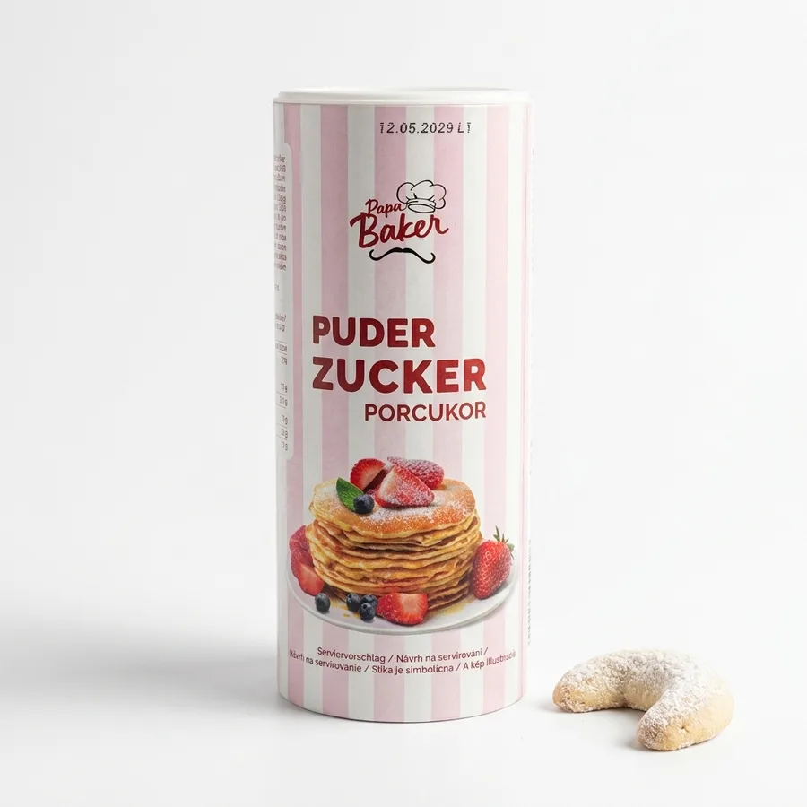 Cukr moučka Papa Baker v cukřence 250 g