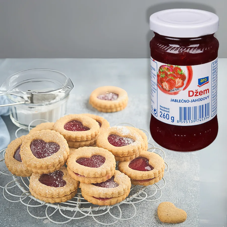 Džem jablečno-jahodový Jemná linecká 260 g – aro