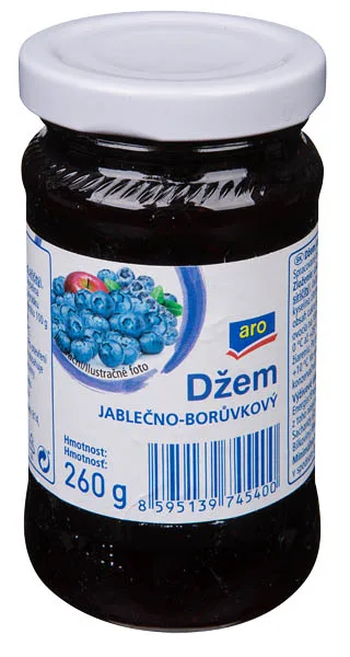 Džem jablečno-borůvkový 260 g – ARO