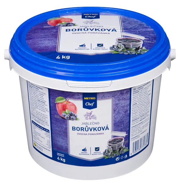 Ovocná pomazánka jablečno-borůvková 4 kg – METRO Chef
