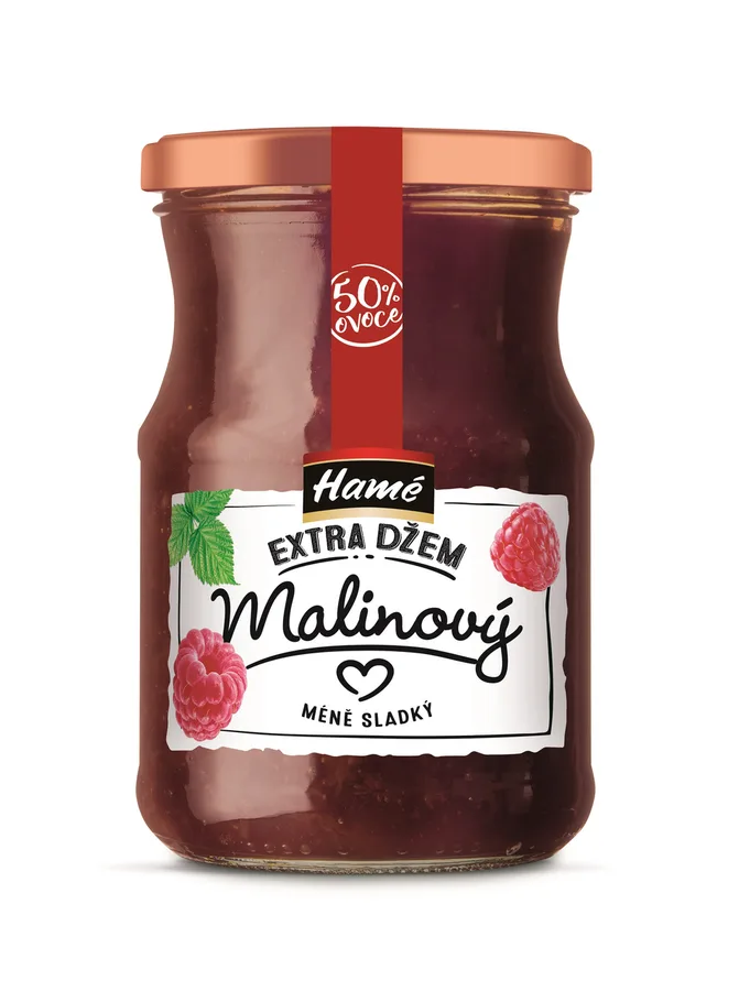 Džem malina extra 640 g – Hamé