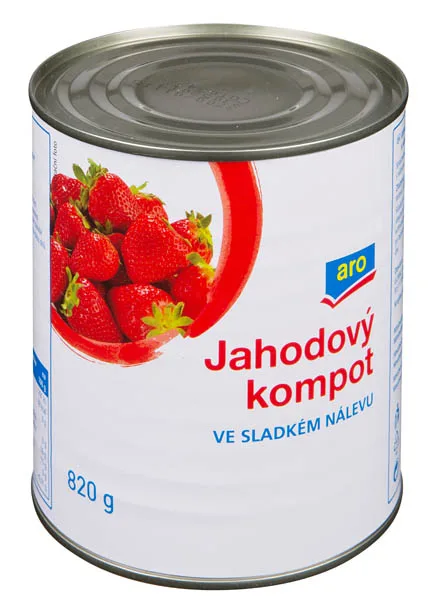 Jahody kompot ve sladkém nálevu 850 ml – GASTON