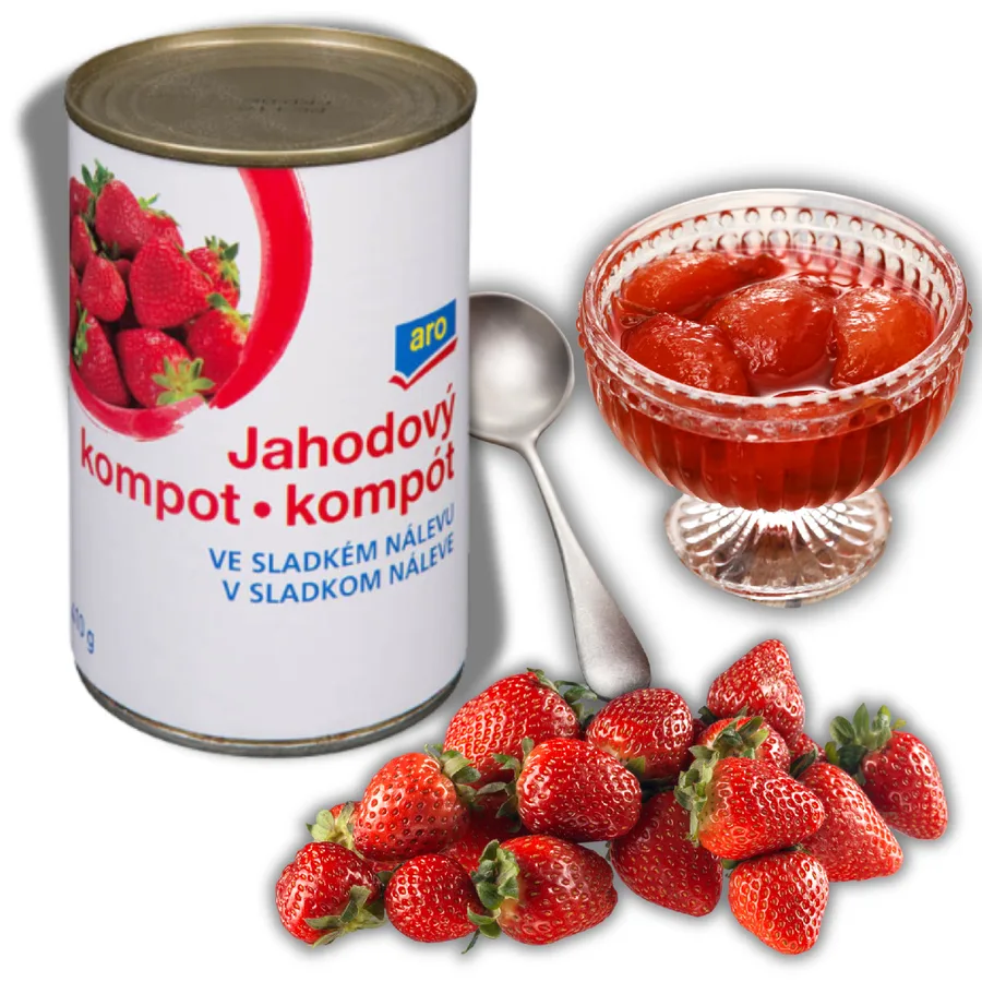 Egyptské jahody ve sladkém nálevu 425g – GASTON