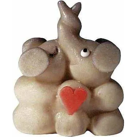 Marcipánová figurka sloní pár 6x4,5 cm, 40 g – Frischmann