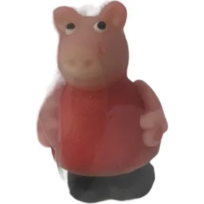 Marcipánová figurka červené prasátko 6 × 4 cm, 50 g – Frischmann
