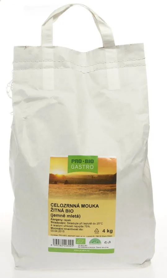 Žitná mouka celozrnná 4 kg – BIOHARMONIE