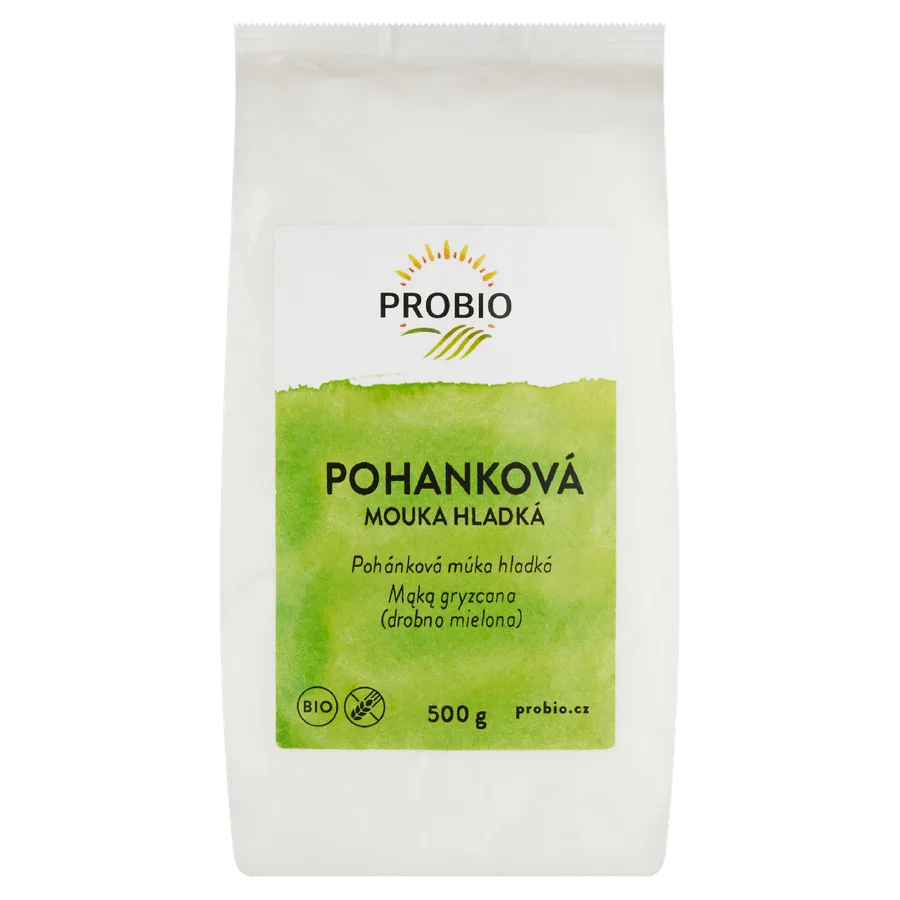 Mouka pohanková hladká 500 g – PRO-BIO