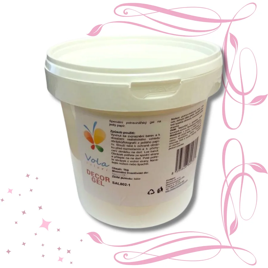 Decor Gel na jedlý papír 1 kg – ZUEGG