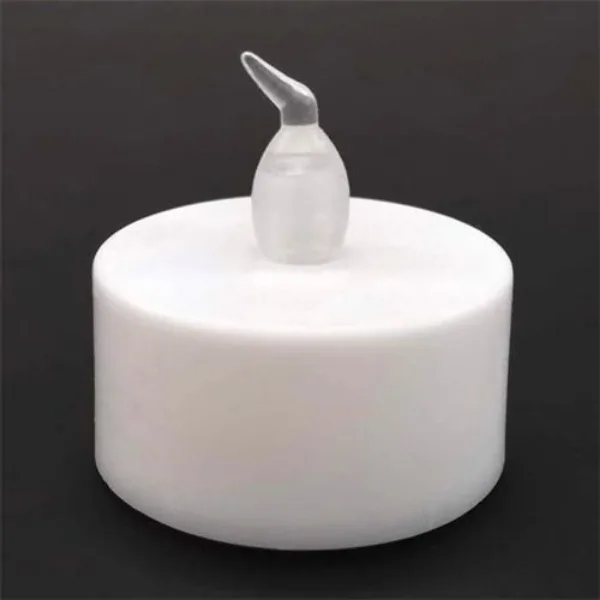 LED čajová svíčka s bílým světlem 3,5 cm – Dekomark