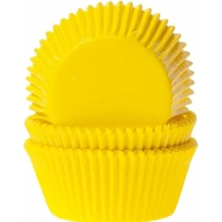 Košíčky na muffiny papírové žluté 50 ks – House of Marie