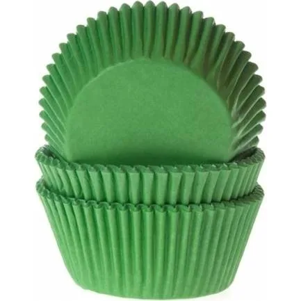 Košíčky na muffiny papírové zelené 50 ks – House of Marie