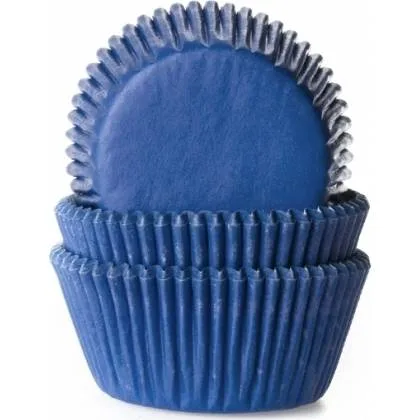 Papírové košíčky na muffiny modré 7 cm, 50 ks – House of Marie