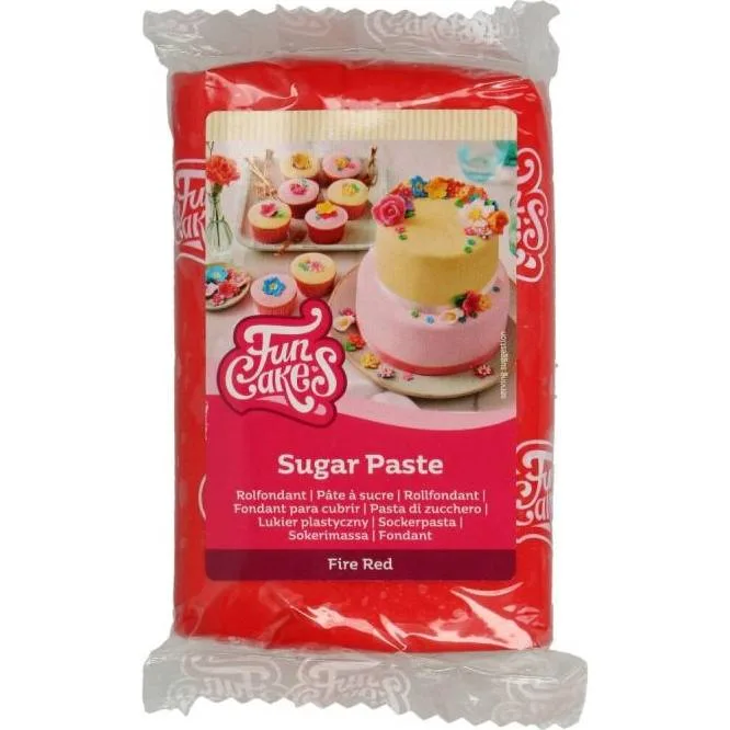 Potahovací hmota červená 250 g – FunCakes