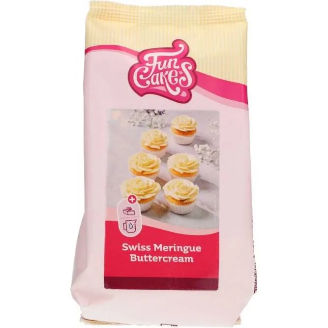 Směs na máslový krém Swiss Meringue 400 g – FunCakes