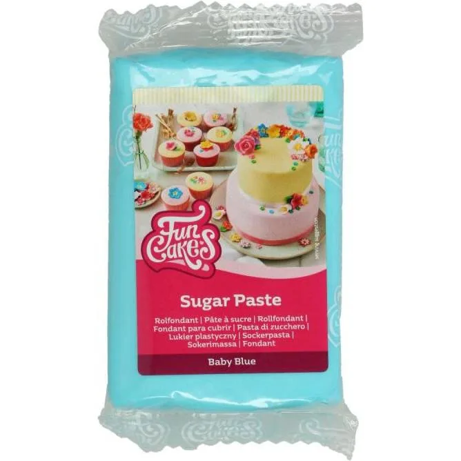 Potahovací hmota světle modrá 250 g – FunCakes