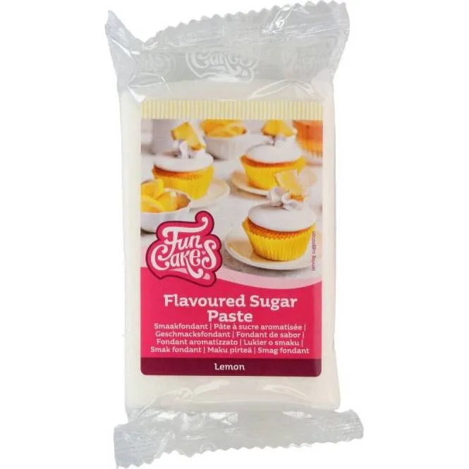 Modelovací hmota na květiny citronová 250 g – FunCakes