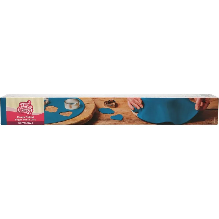 Rolovaná potahovací hmota modrá 430 g – FunCakes