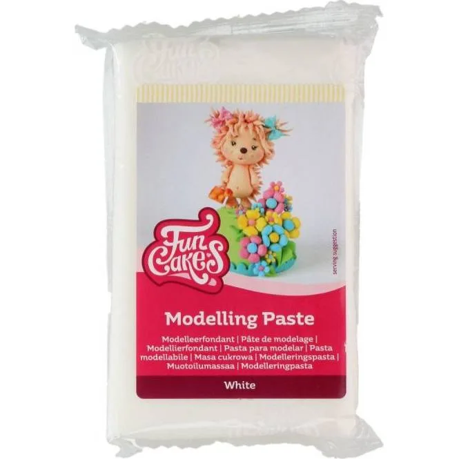 Modelovací hmota bílá 250 g – FunCakes