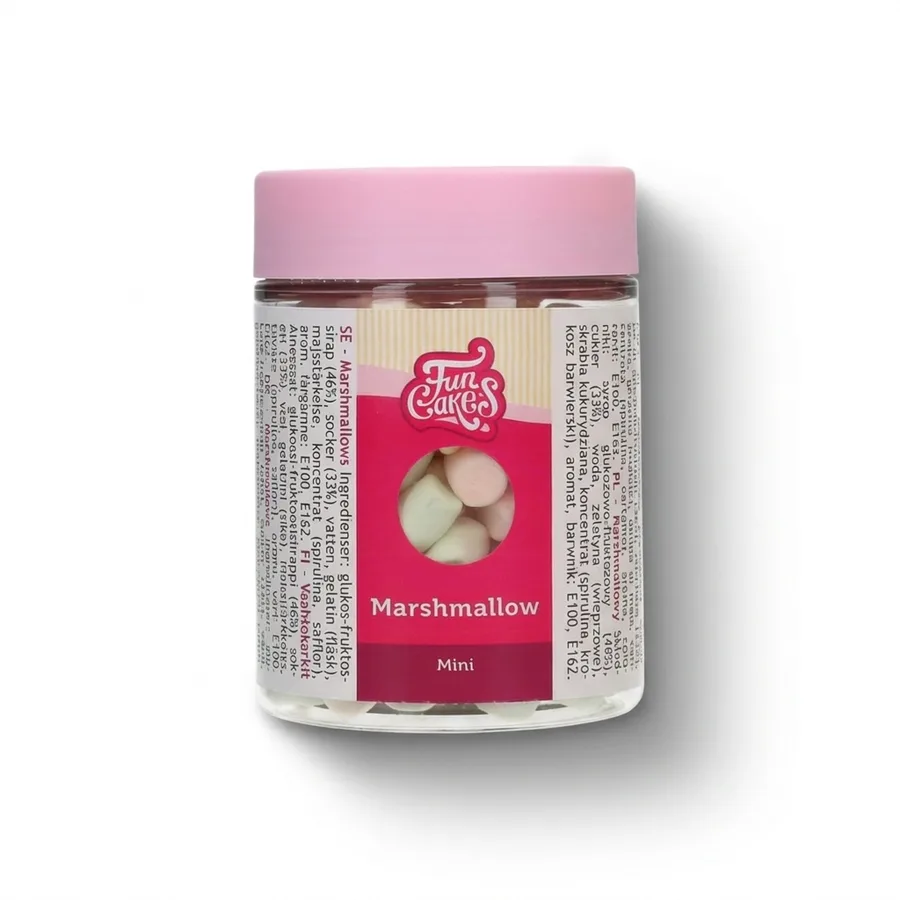 Mini Marshmallows pastelový mix 50g – FunCakes