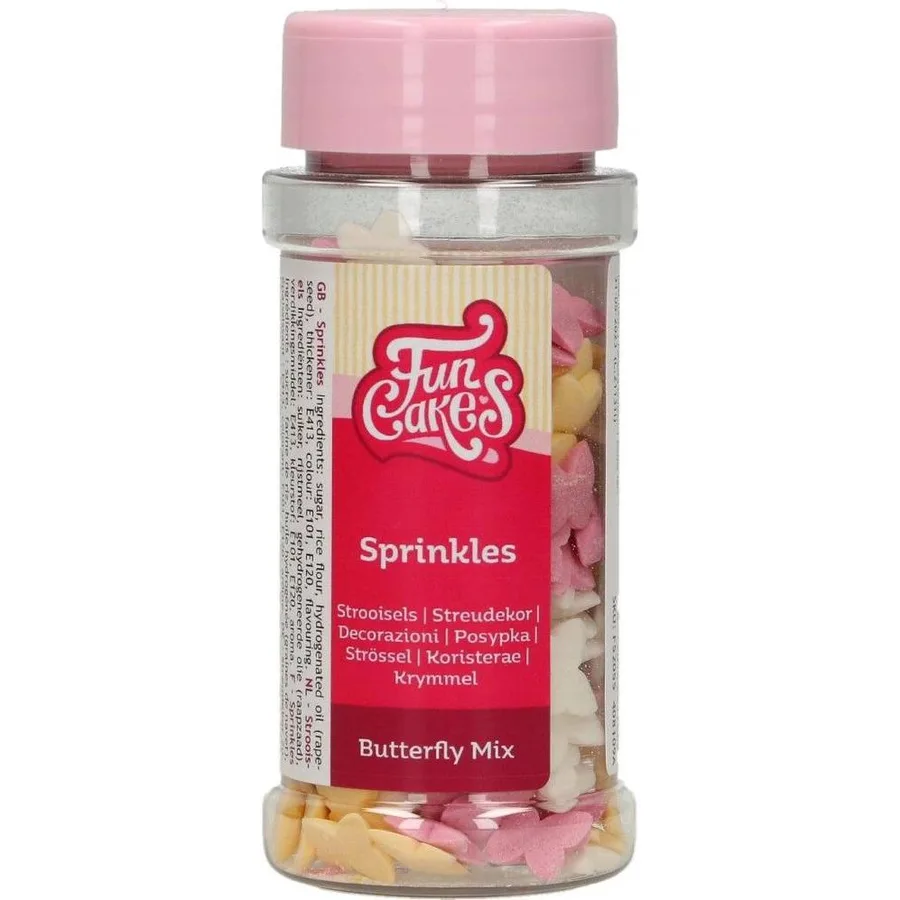 Cukrové zdobení motýlci 50g – FunCakes
