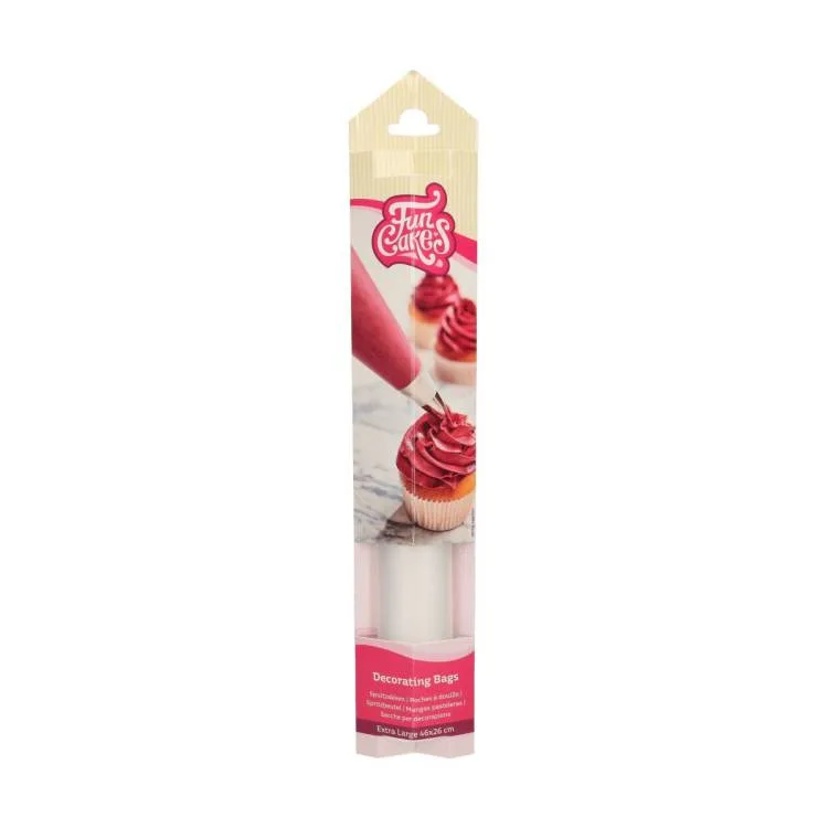 Jednorázové trezírovací sáčky 46 cm (10 ks) – FunCakes