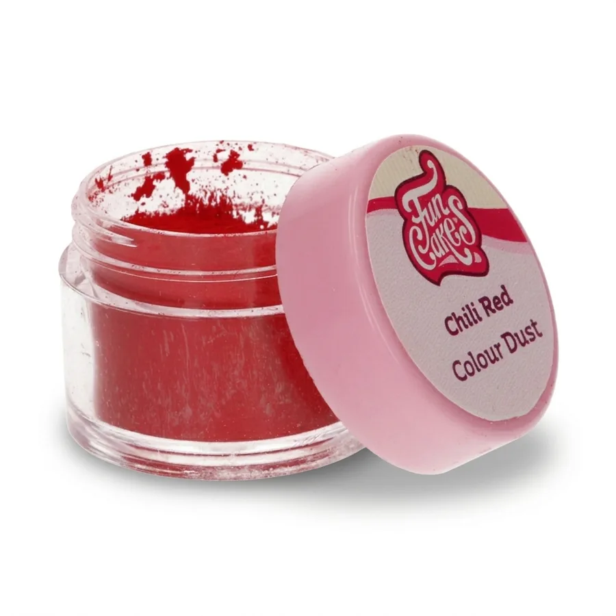 Prachová potravinářská barva červené chilli 4 g – FunCakes