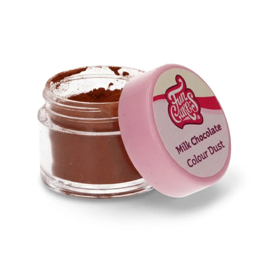 Prachová barva Milk Chocolate 1,5 g – FunCakes