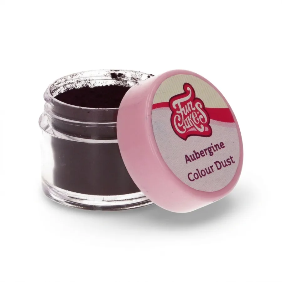 Prachová potravinářská barva matná Aubergine 1,5 g – FunCakes