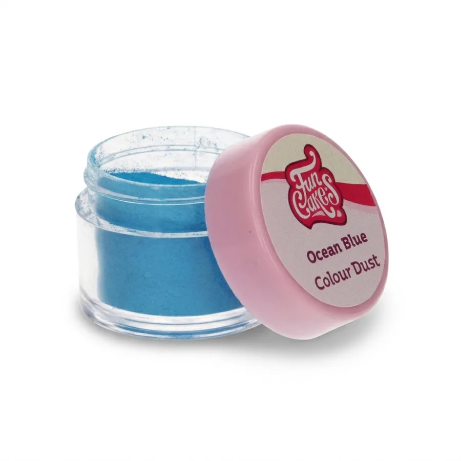 Prachová barva Ocean Blue matná – FunCakes