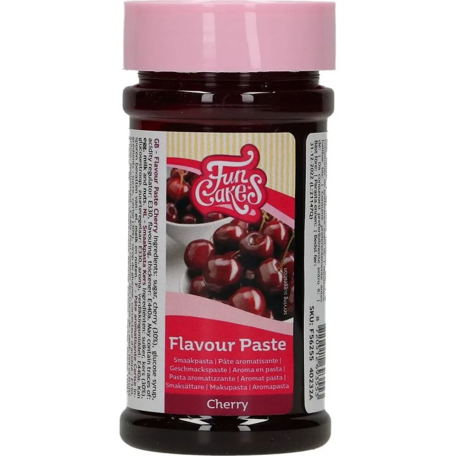 Ochucovací pasta Višeň Cherry 120 g – FunCakes