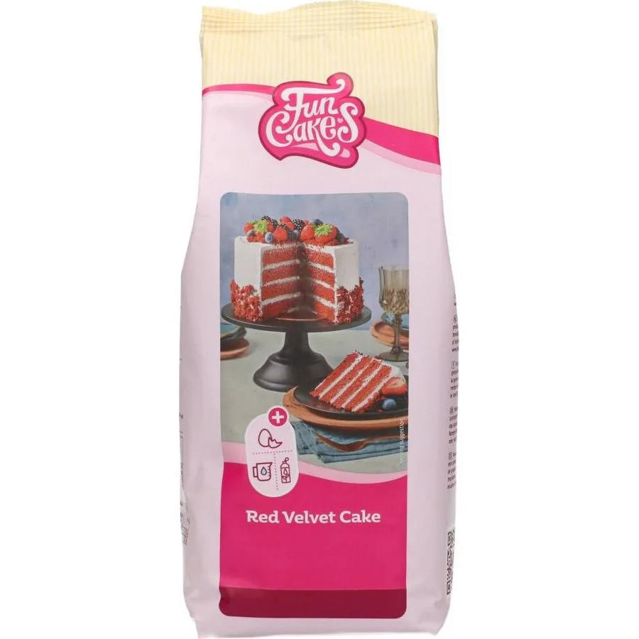 Směs na Red Velvet dort a cupcakes 1 kg – FunCakes
