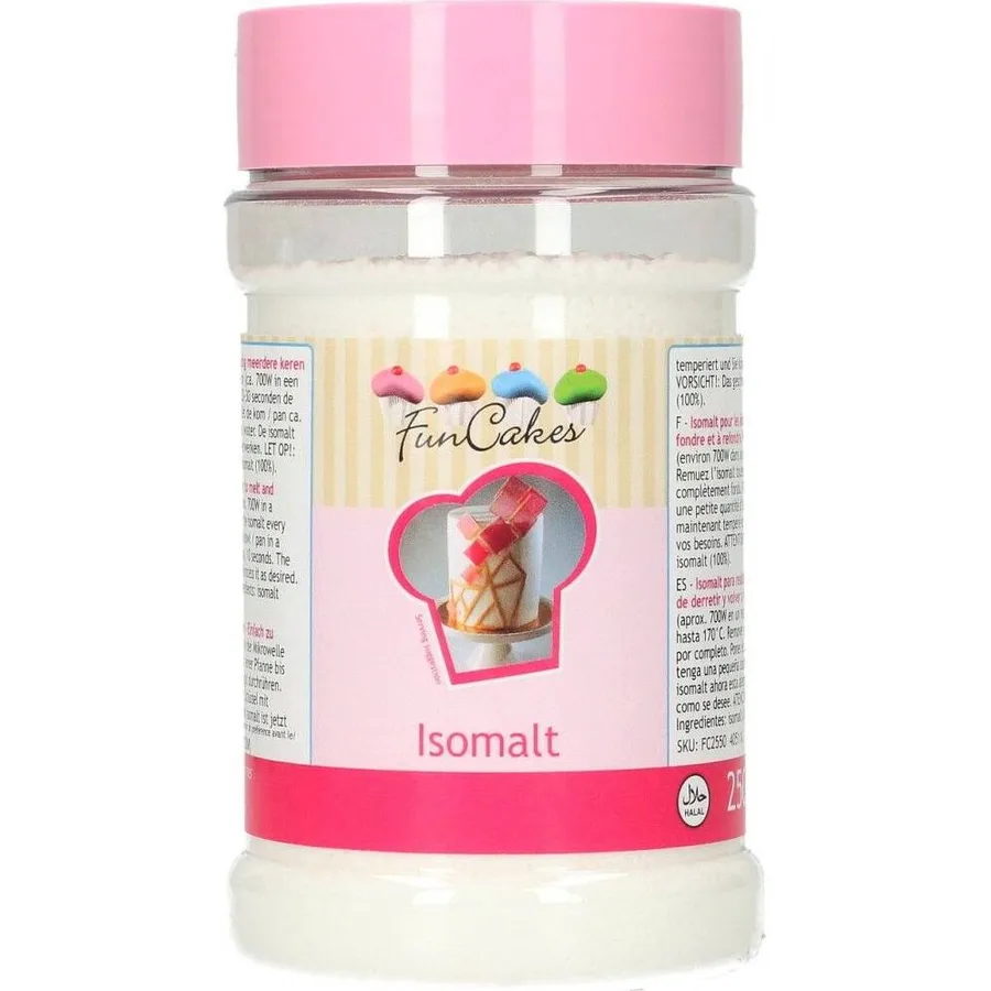 Isomalt v perličkách pro cukrářské dekorace 250 g – FunCakes