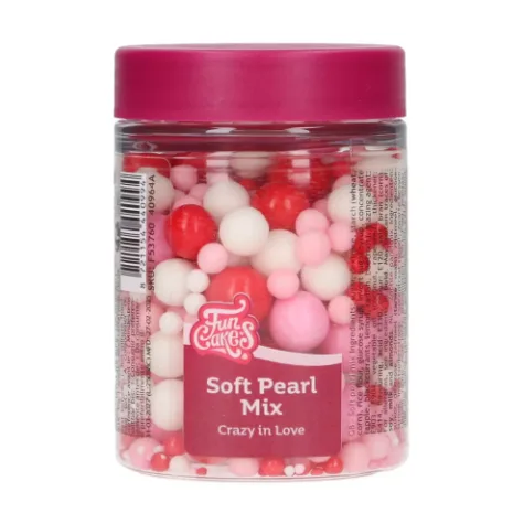 Cukrové zdobení perly Šíleně zamilovaný 80 g – FunCakes