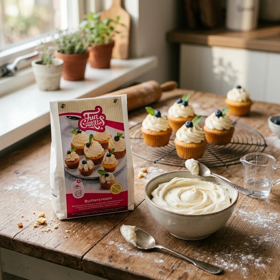 Bezlepková směs na máslový krém 400 g – FunCakes